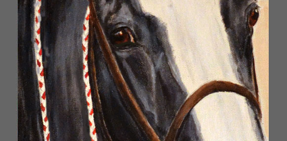 Rohde: premier equine artist -- 
						beautiful paintings original art