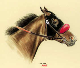 Thoroughbred horse racing art paintings prints