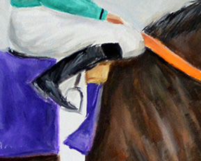 Realistic portraits of horses and pets acrylic & oil paintings. Custom horse portraits and pet portraits art