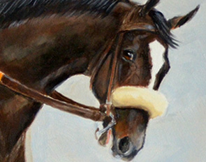Original oil paintings or oils. Commission horse, dog & cat pet portraits by professional American artist