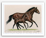 Zenyatta race horse art prints paintings