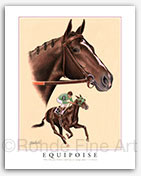 Equipoise Thoroughbred horse art horseracing prints paintings