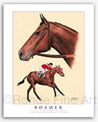 Roamer horse racing legends pictures art history Thoroughbred