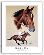 Nashua thoroughbred horse racing pictures paintings art