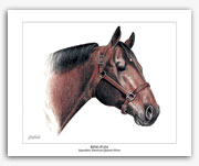 King P-234 famous Quarter Horse art paintings by Rohde