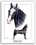 Merry Boy famous Tennessee Walkers stallion equine art artist gifts